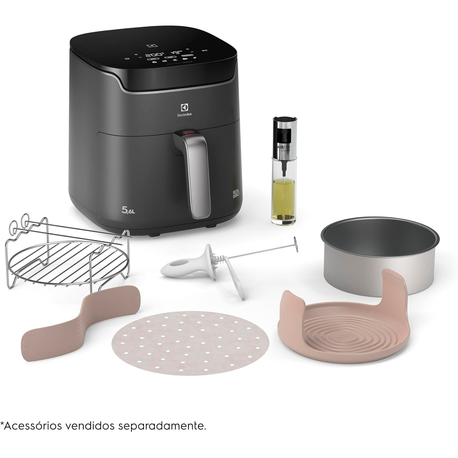 Fritadeira Elétrica Air Fryer Electrolux Eaf45 5,6L 1400w Fritadeira Elétrica Air Fryer Electrolux Eaf45 5,6L 1400w